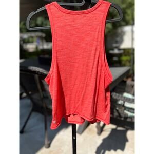 Lululemon Sweat Date Tank Heathered Boom Juice Red Size Medium